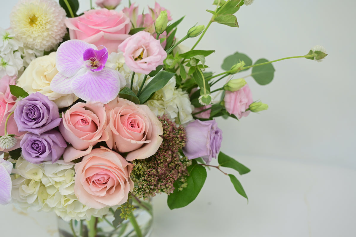 Blush Harmony Vase Arrangement