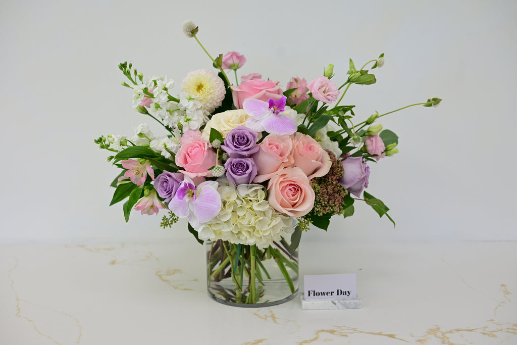 Blush Harmony Vase Arrangement