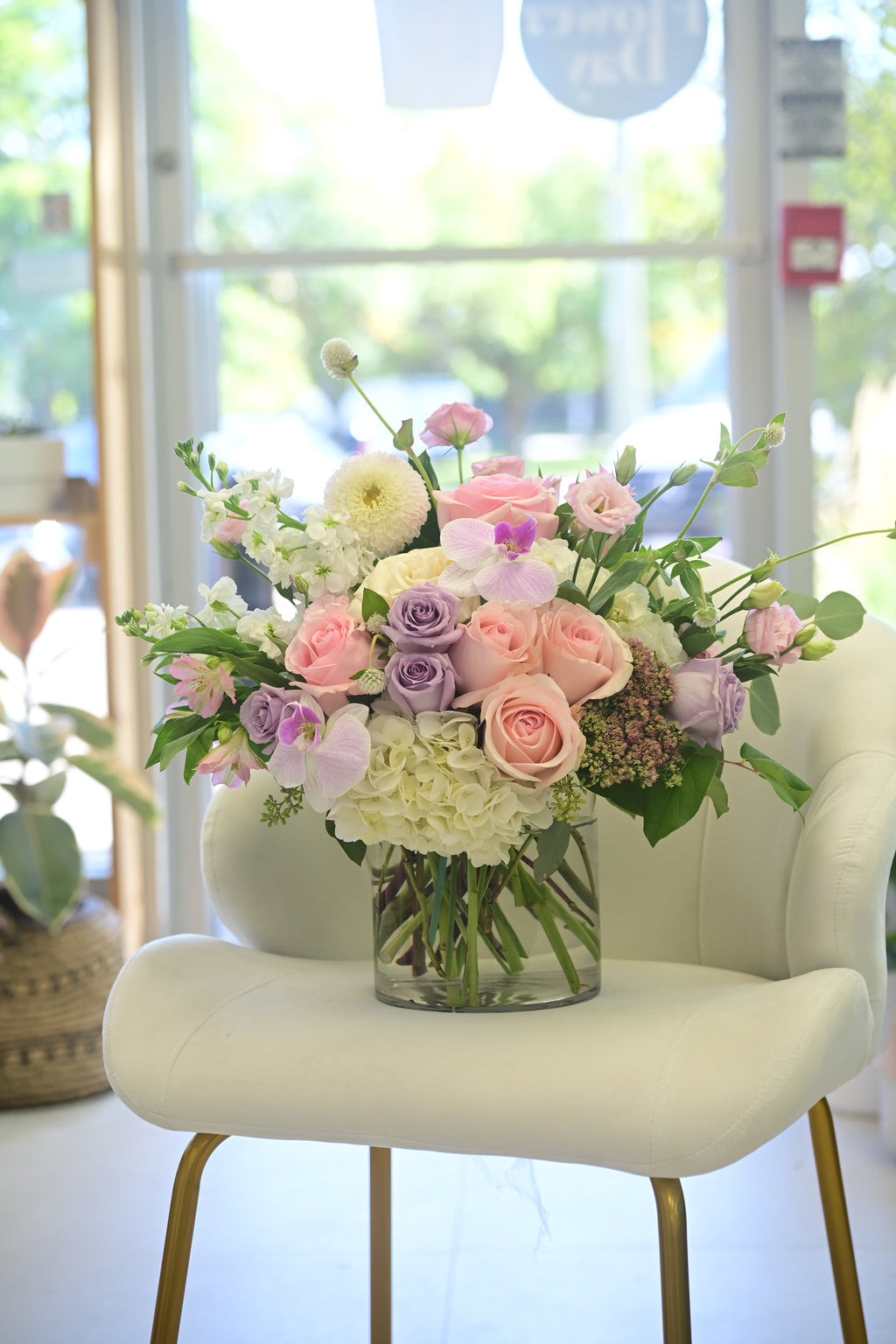 Blush Harmony Vase Arrangement
