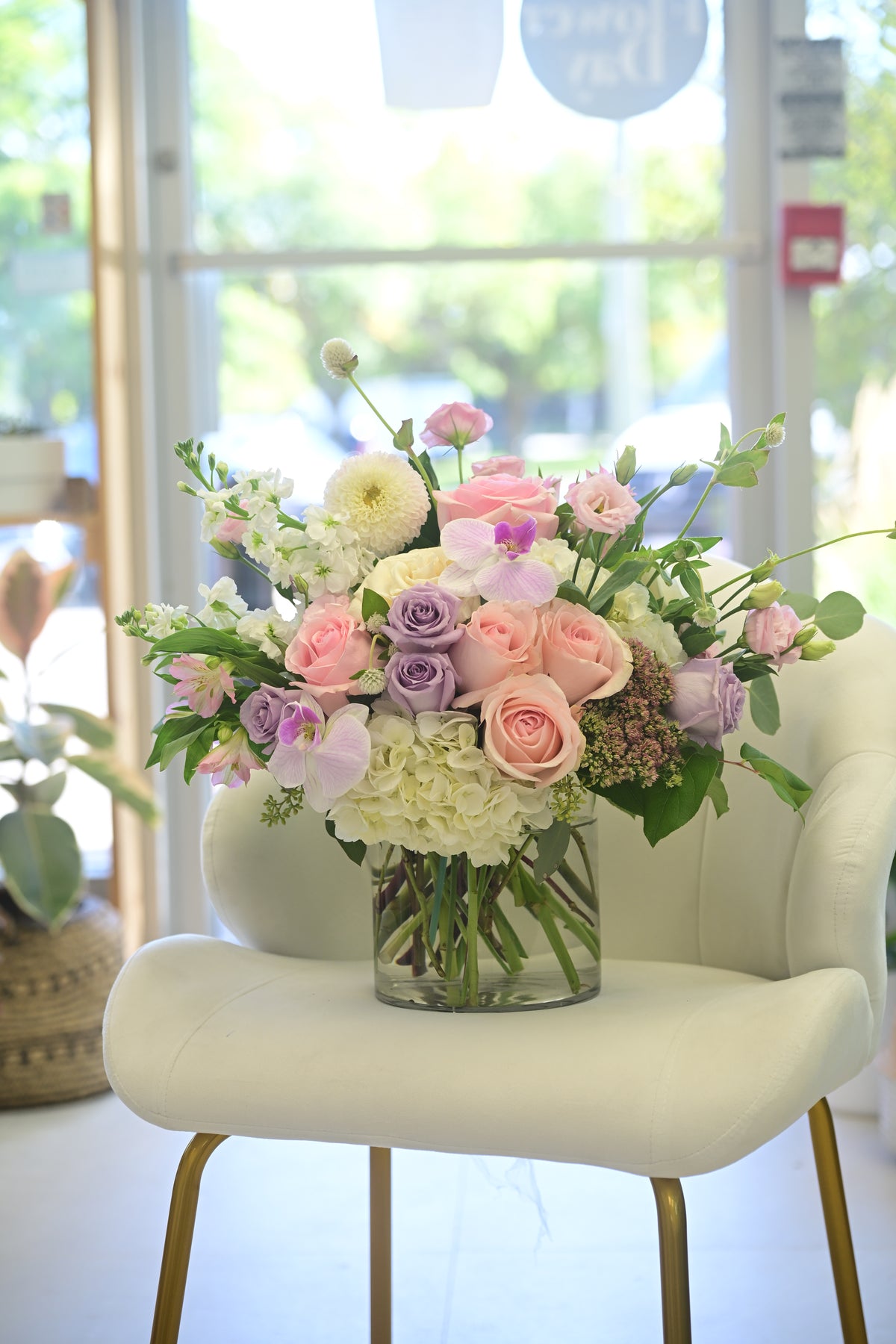 Blush Harmony Vase Arrangement