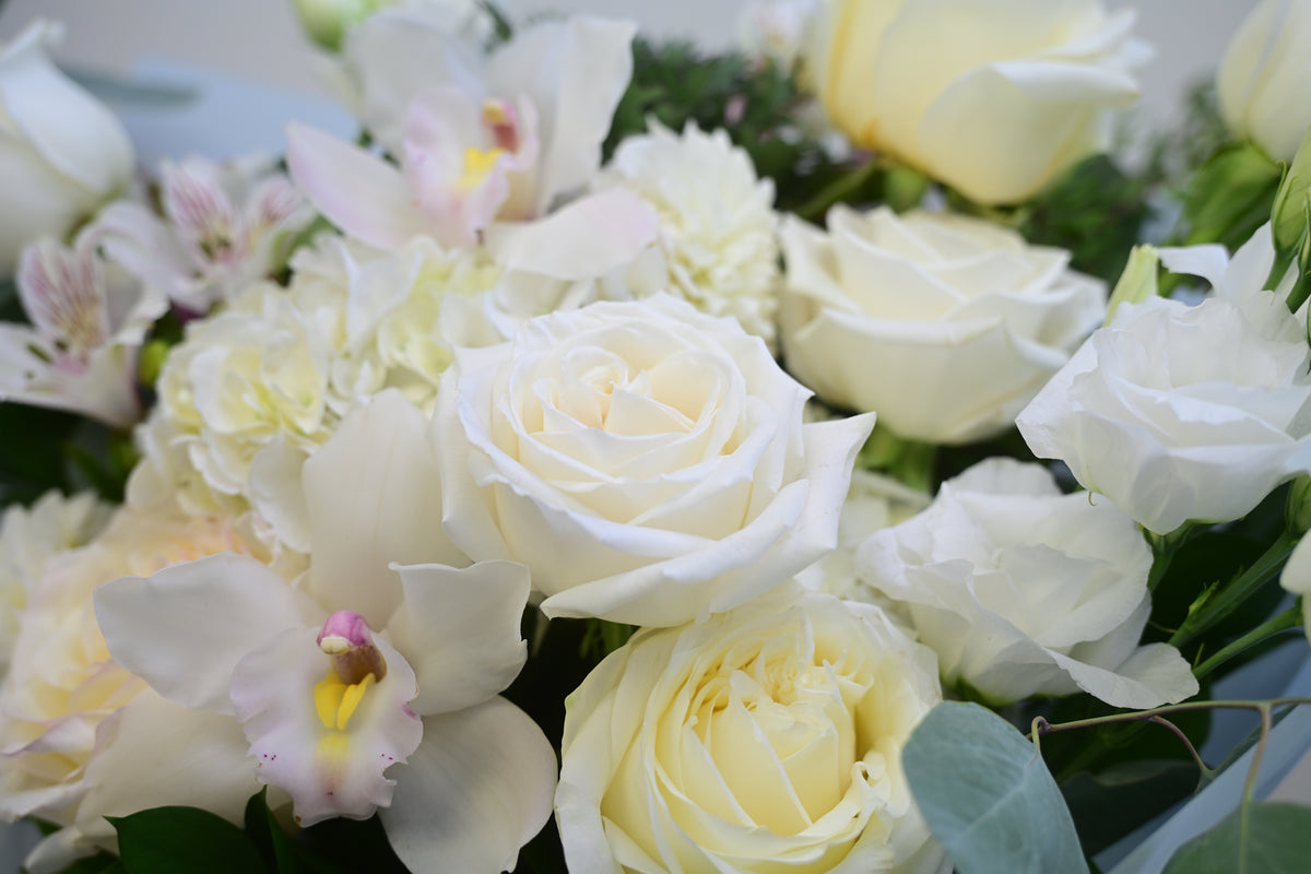 White and Green Bouquet