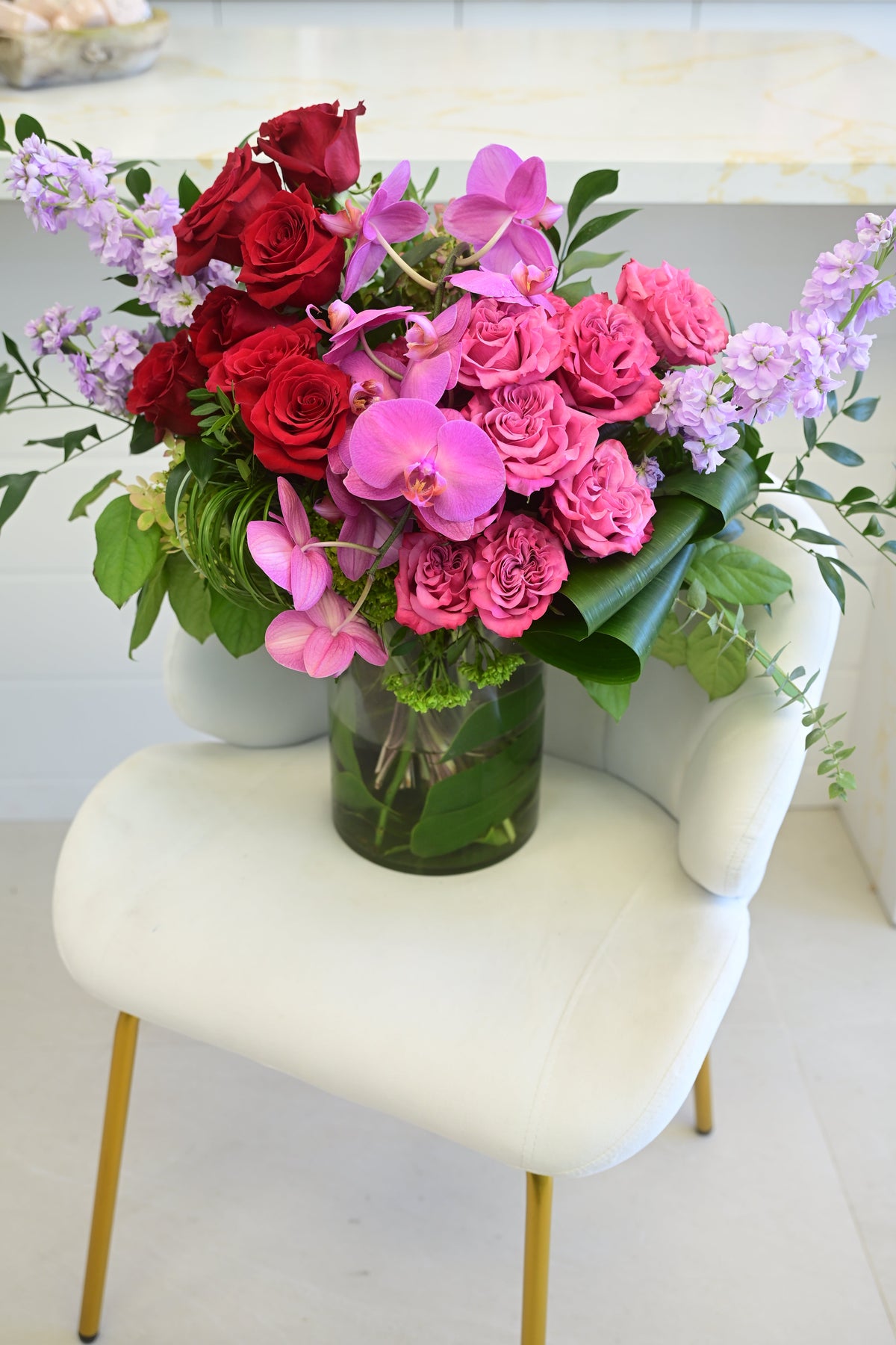 Vivid Romance Vase Arrangement