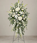 White and Green Standing Spray