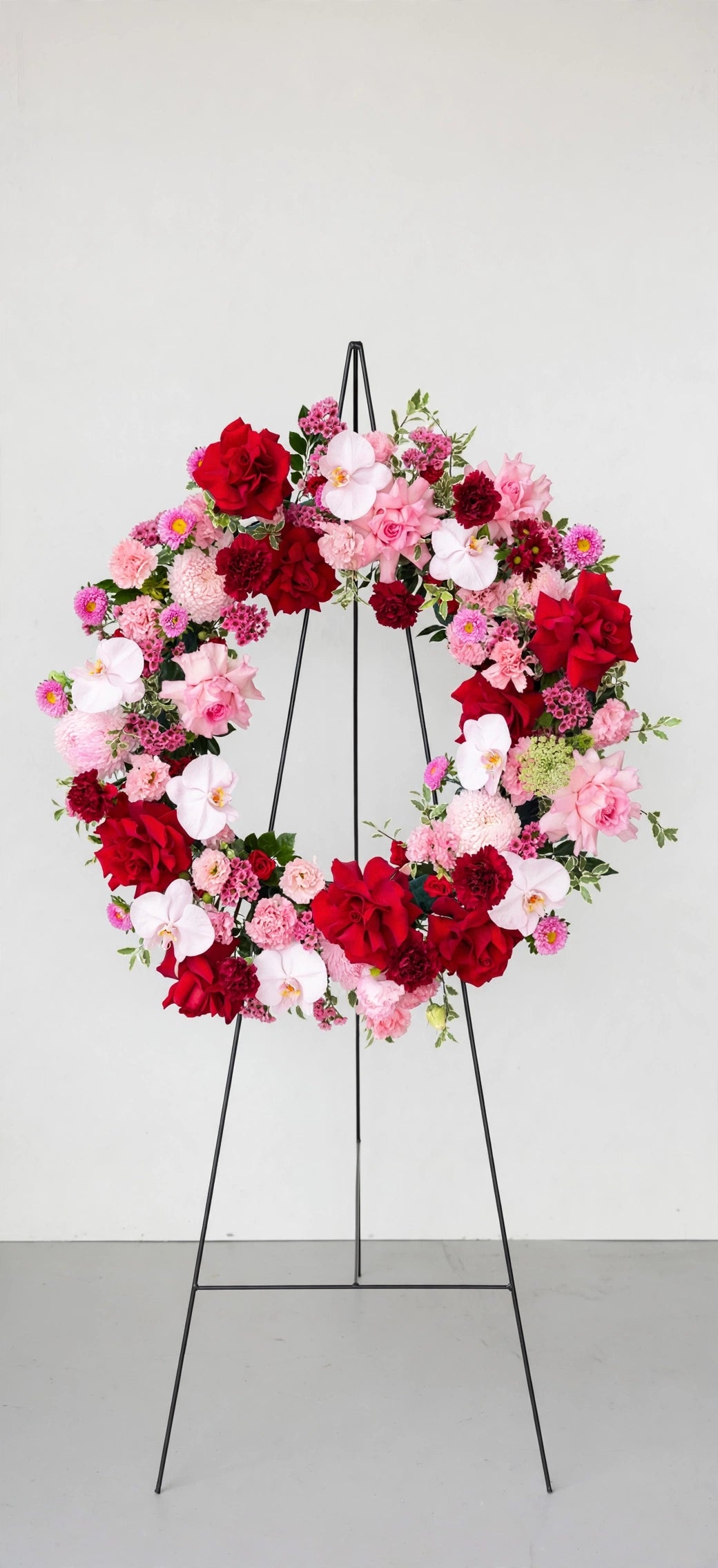 Crimson Devotion Wreath