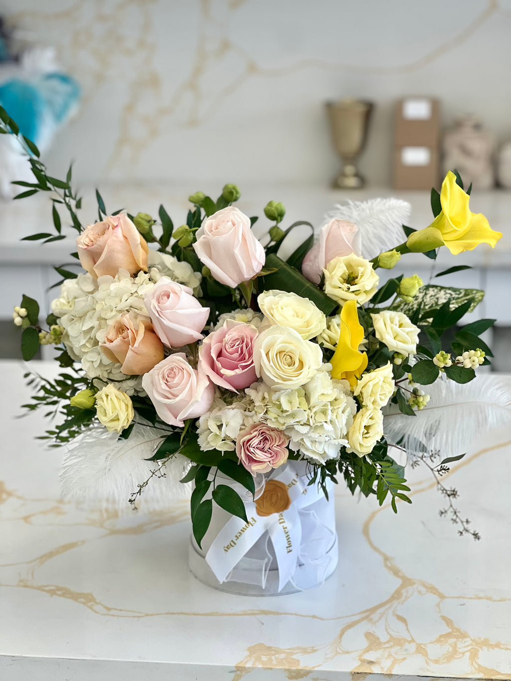 Luxury Sunshine Box Arrangement