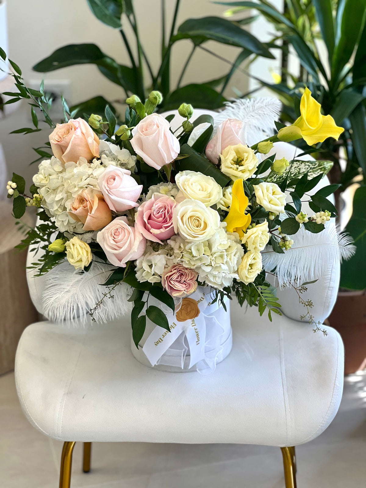 Luxury Sunshine Box Arrangement