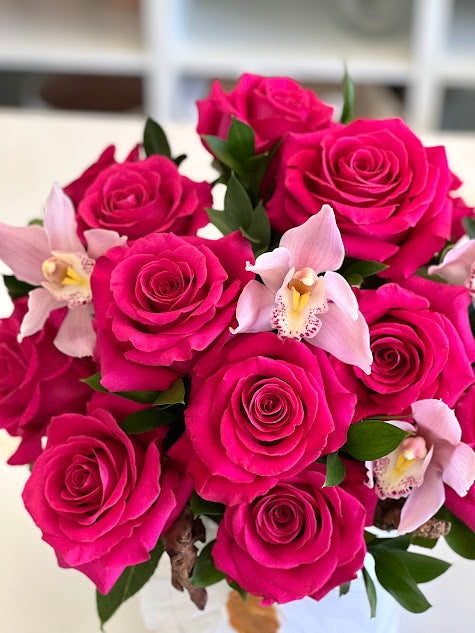 Romantic Crimson & Orchid Mix